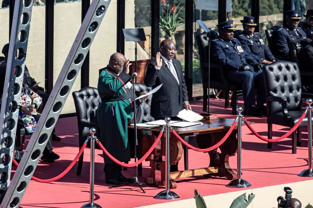 Cyril Ramaphosa Starts New Term As President Of South Africa